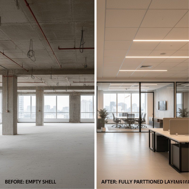 Expert Partition Works Contractors in Dubai, Sharjah, and the UAE